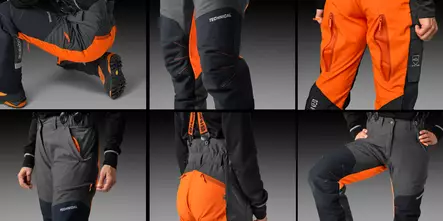 Technical turvahousut naisille, XS - Turvahousut moottorisahaukseen - 5464306-30 - 2